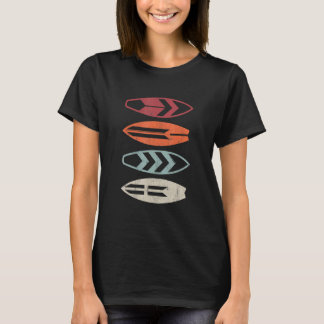Surfare Retro Surfbräda Vintage Surfare Surfbräda T Shirt