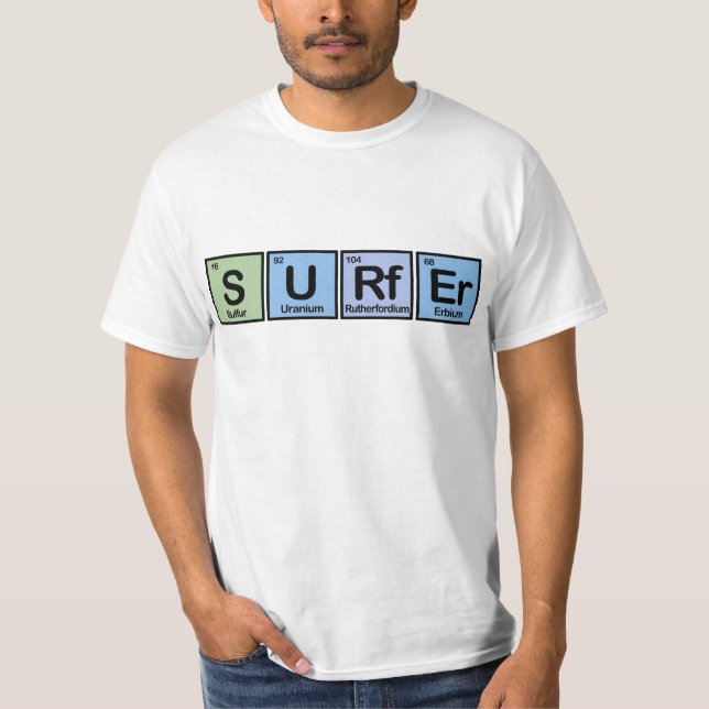 Surfare som göras av inslag t-shirt (Framsida)