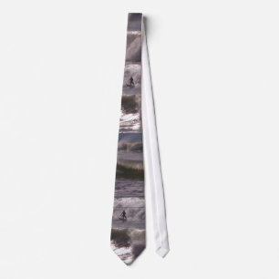 Surfare som surfar det vinkara havet Kalifornien Slips