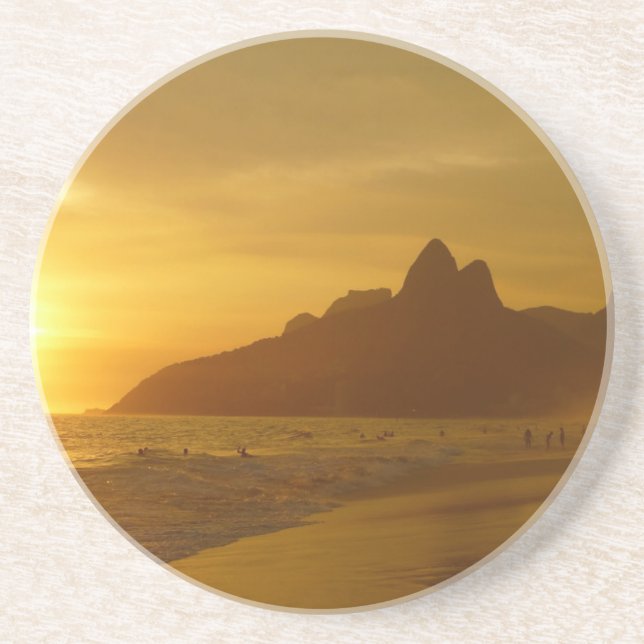 surfare vid Sunset Underlägg (Framsidan)