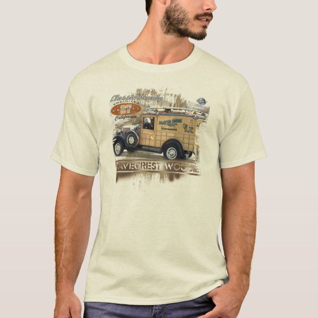 SURFARE WOODIE TEE (Framsida)