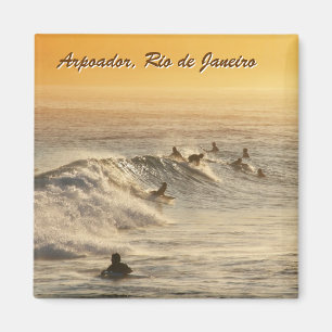 "Surfarear, Rio de Janeiro" kylmagnet Magnet