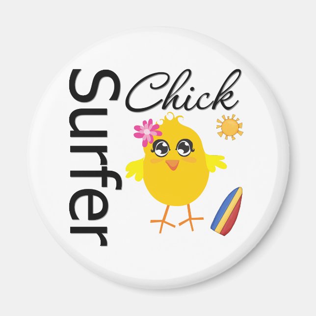 Surfarechick Magnet (Framsidan)