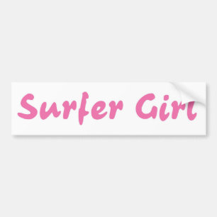 Surfareflicka Bildekal