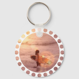 Surfareflicka Keychain Nyckelring
