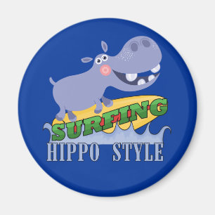 Surfareflodhäst Magnet
