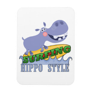 Surfareflodhäst Magnet