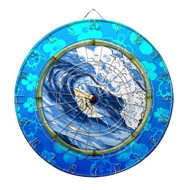 Surfaren i bambu cirklar piltavla (Framsidan)