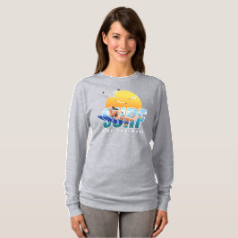 Surfaren rider vågen | Kvinnor Långärmad T Shirt
