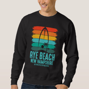 Surfaren Surfbräda Rye Strand Surfare Surfning Lång Ärmad Tröja