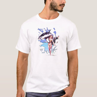 Surfareskönhet & vinkar beasten t-shirt
