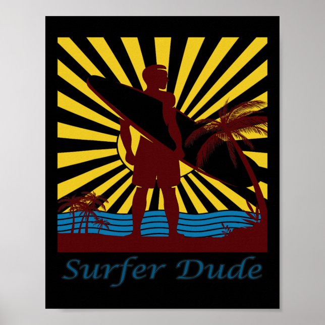 Surfarkompis, Surfning  Poster (Framsidan)