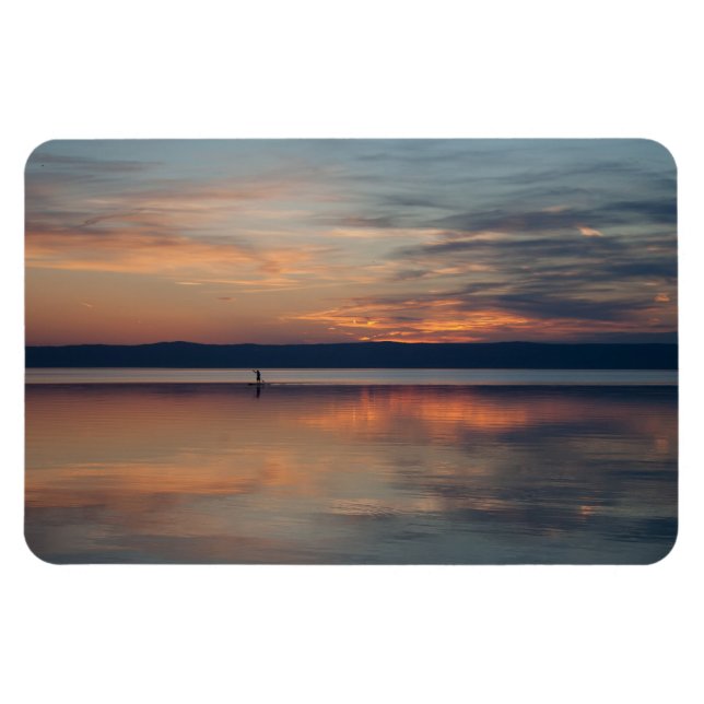 Surfarross till strand magnet (Horisontell)