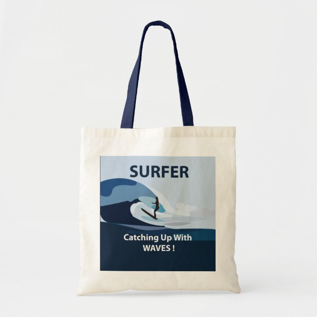 Surfarstrand Surfing  Tygkasse (Framsidan)