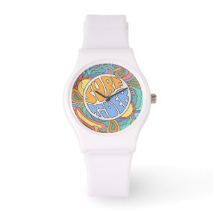 Surfaryttaremönster Armbandsur