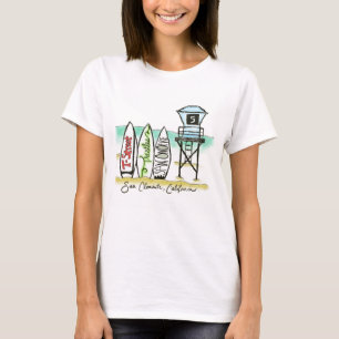 SurfaSan Clemente kvinna tank T-shirt