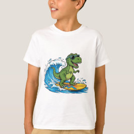 surfasaurus t-shirt en surfingdinosaurie