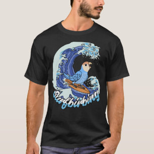 Surfbirande Parrot I Peach face Blue Lovebird T Shirt