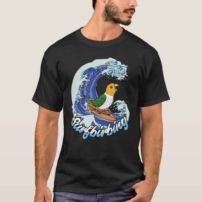 Surfbirkunna Parrot I White bellied Caique T Shirt (Framsida)
