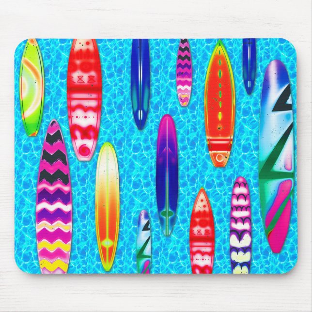 Surfboard 1 Mousepad Musmatta (Framsidan)