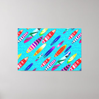Surfboard 1 Wrapped Canvas