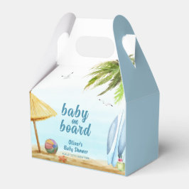 Surfboard Baby Shower för sommarströ Presentaskar