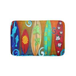 Surfboard bad mat från min teckning badrumsmatta