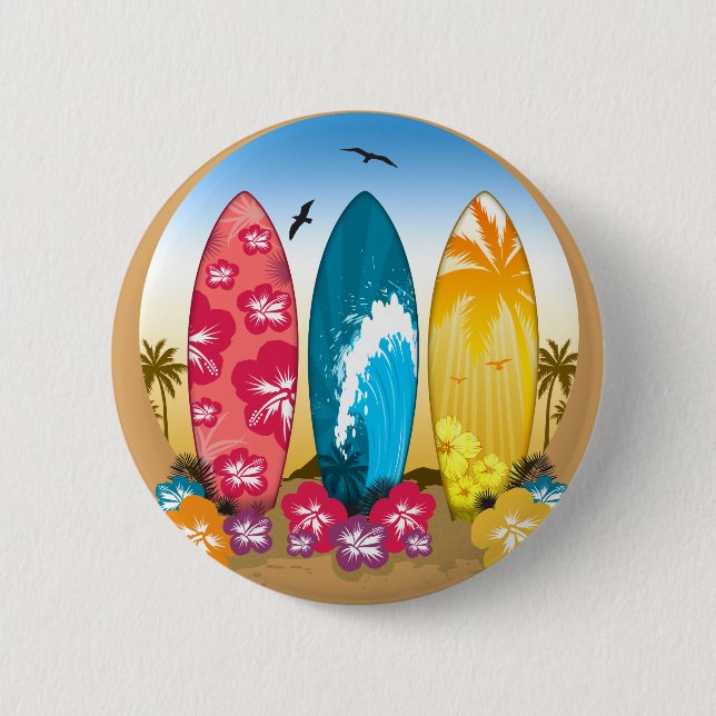 Surfboard Beach Knapp (Framsida)