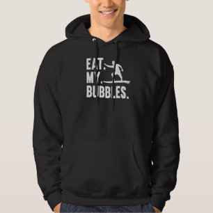 Surfboard Beach Ocean Vågar Surfer Eat My Hoodie
