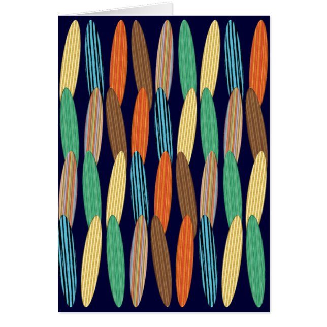 Surfboard Hälsningskort (Framsidan)