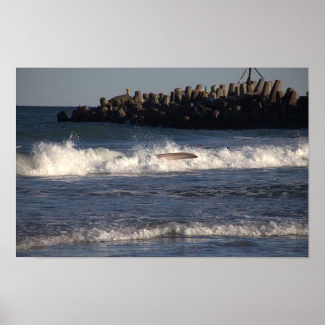 Surfboard i Vinkara Poster (Framsidan)