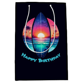 Surfboard in the Sunset-