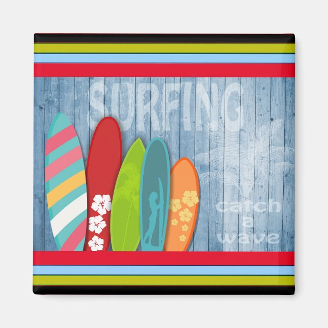 Surfboard Magnet (Framsidan)