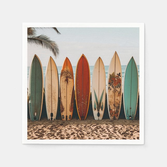 Surfboard Pappra blöjor Pappersservett (Framsidan)