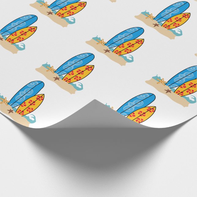 Surfboard Presentpapper (Hörn)