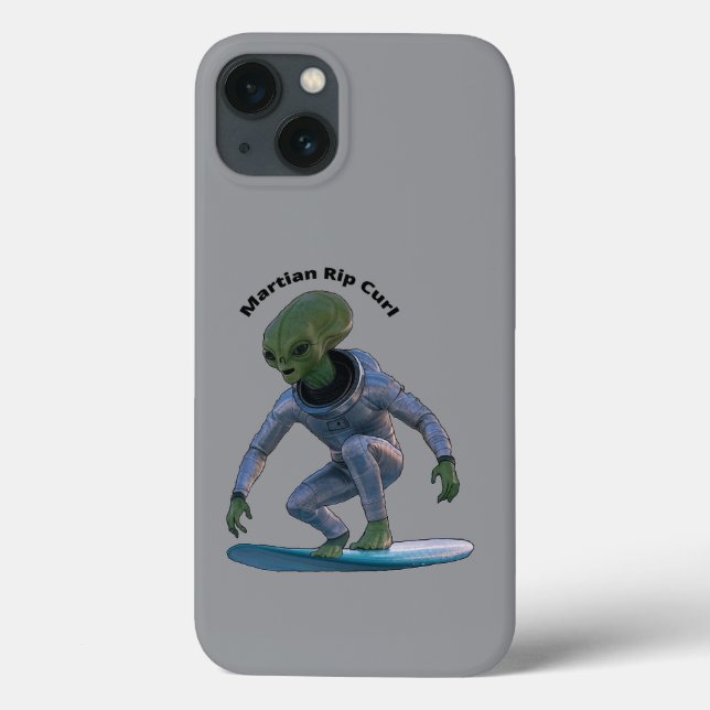 Surfboard Space Martian Riding a Wave URM (Baksida)