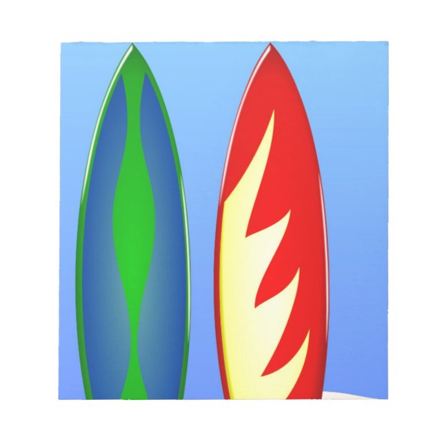 Surfboard-surfa Anteckningsblock (Framsida)