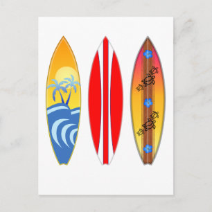 Surfboard Surfboard, vintage Vykort