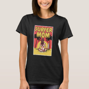 Surfboard Surfrider Surfer M Mor Vågar T Shirt