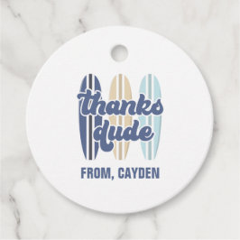 Surfboard tack för favoritmärkord för Beach Birthd Gåvor Etiketter