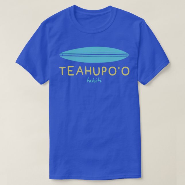 SURFBOARD TEAHUPOO TAHITI T SHIRT (Design framsida)