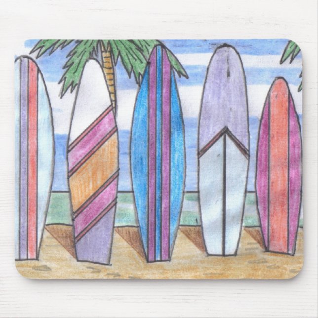 SURFBOARDS mousserande Musmatta (Framsidan)