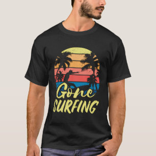 Surfbord Surfer från Vatten sport på återloppsbana T Shirt