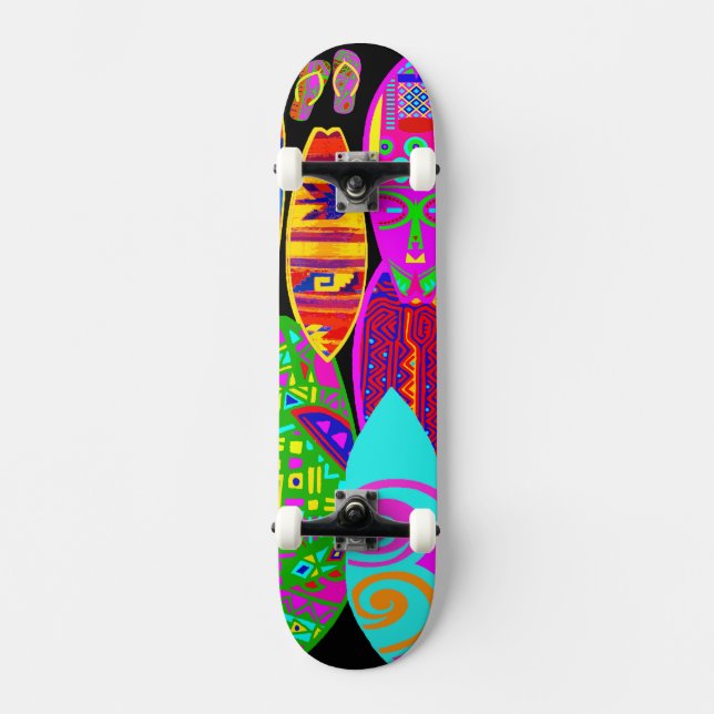 surfbräda Skateboard (Framsida)