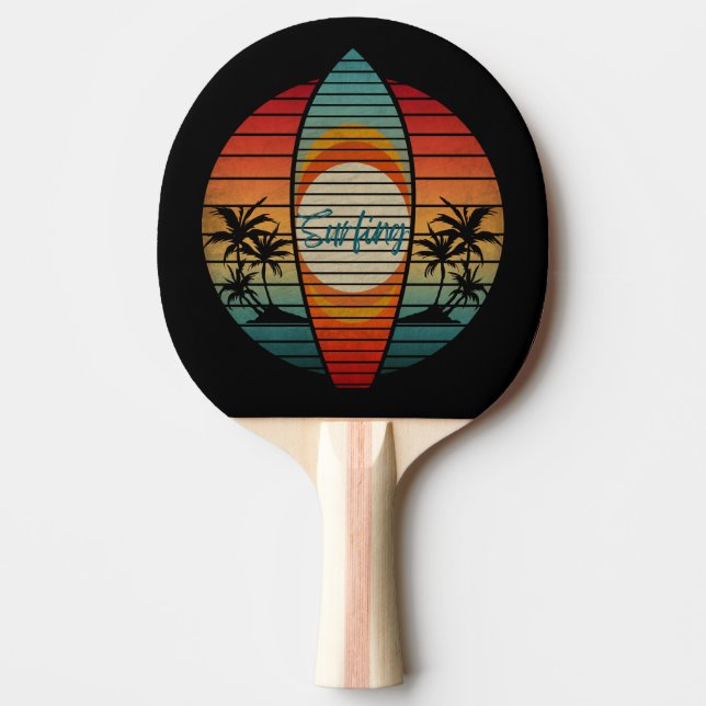 SURFBRÄDA SOMMAR SOLNEDGÅNG STRAND PINGISRACKET (Framsidan)