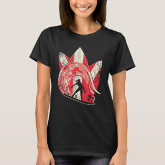 Surfbräda Vågor Hav Vatten Sport Surfare Surf Surf T Shirt