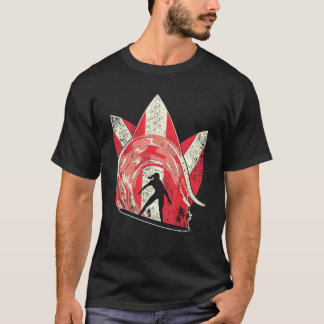 Surfbräda Vågor Hav Vatten Sport Surfare Surf Surf T Shirt