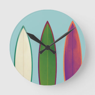 surfbrädor ~ surfning stil rund klocka