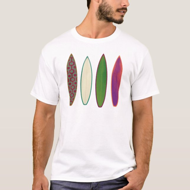 surfbrädor ~ surfning stil t-shirt (Framsida)