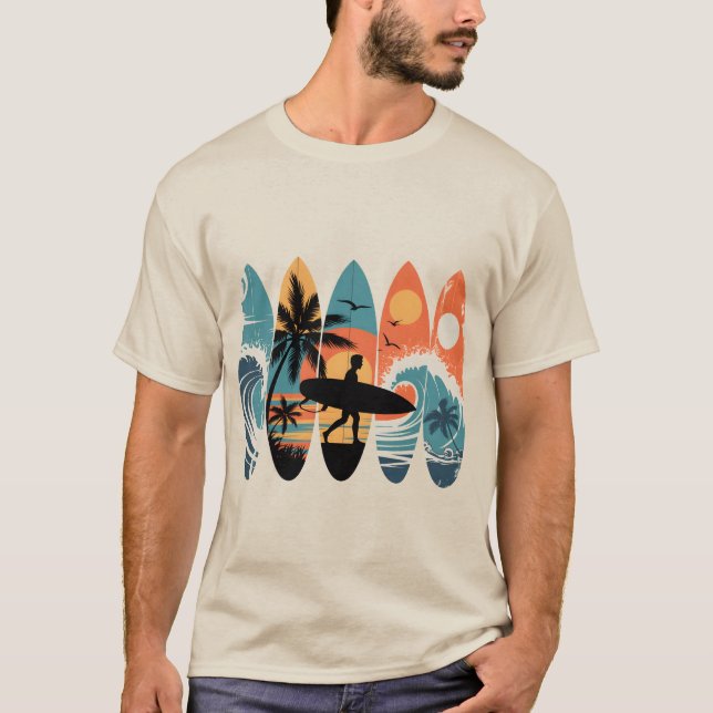 Surfbrädor T Shirt (Framsida)